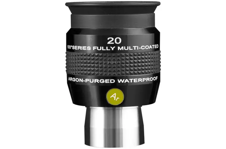 Explore Scientific 20mm 68 Degree Series Argon-Purged Waterproof Eyepiece EPWP6820-01 w/ Free S&H